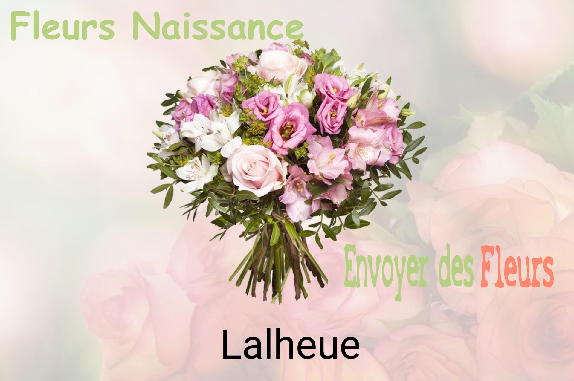 Bouquet de fleurs de naissance livré à Lalheue